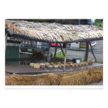 Invitación hawaiana de las compras
