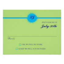 Invitación RSVP del boda del tema del pavo real invitaciones