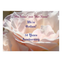 Invitaciones del aniversario fiesta de aniversario anuncios personalizados