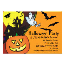 Invitaciones del fiesta de Halloween Invitacion Personalizada