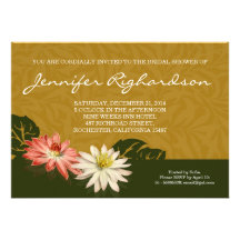 invitaciones nupciales de encargo de la ducha de l invitaciones personales 