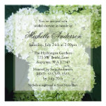Invitaciones nupciales de la ducha de los Hydrange Invitación Personalizada
