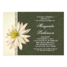 invitaciones nupciales hermosas de la ducha del li invitacion personal 