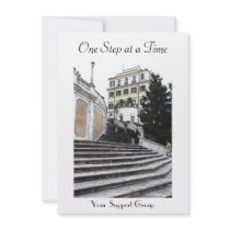 Invitation -  At the Spanish Steps (one step)