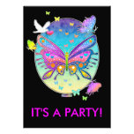 Invitation - BUTTERFLY POP ART