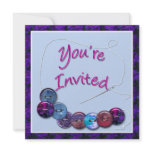Invitation - Buttons and Needle
