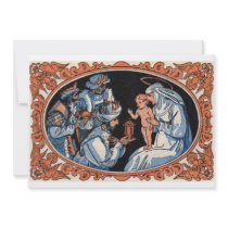 Invitation cards: christmas Nativity