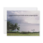 Invitation Cards: Laugh as much as you breathe and