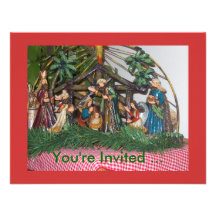 Invitation/Christmas Nativity