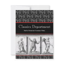 Invitation, Classics, Mythology, Roman Empire by AntiqueImages Invitation, Classics, Mythology, Roman Empire