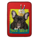 Invitation Cupcake 2 Year Old - French Bulldog Sleeves For MacBook Air