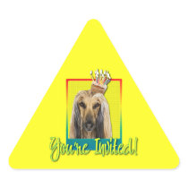 Invitation Cupcake - Afghan Triangle Sticker