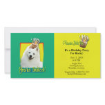 Invitation Cupcake - American Eskimo Custom Photo Card