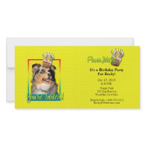 Invitation Cupcake - Australian Shepherd - Dustine Photo Card Template