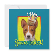 Invitation Cupcake - Basenji
