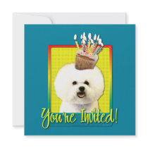 Invitation Cupcake - Bichon Frise
