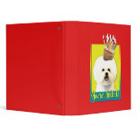 Invitation Cupcake - Bichon Frise Binder