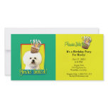 Invitation Cupcake - Bichon Frise Photo Greeting Card