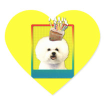 Invitation Cupcake - Bichon Frise Sticker