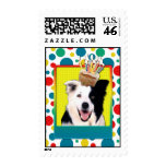 Invitation Cupcake - Border Collie postage