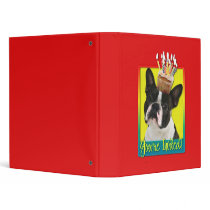 Invitation Cupcake - Boston Terrier Binders