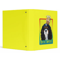 Invitation Cupcake - Cavalier - TriColor Vinyl Binder