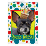 Invitation Cupcake - Chihuahua - Isabella Greeting Cards