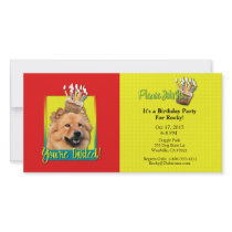 Invitation Cupcake - Chow Chow - Cinny Photo Greeting Card