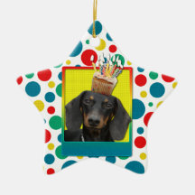 Invitation Cupcake - Dachshund - Winston Christmas Tree Ornament