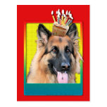 Invitation Cupcake - German Shepherd - Chance Post Cards