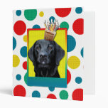 Invitation Cupcake - Labrador - Black - Gage 3 Ring Binders