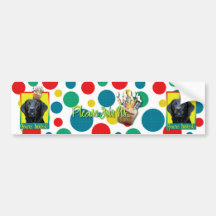 Invitation Cupcake - Labrador - Black - Gage Bumper Sticker
