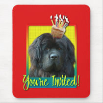 Invitation Cupcake - Newfoundland Mouse Pad