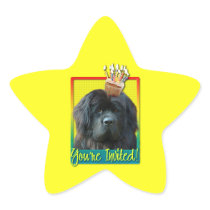 Invitation Cupcake - Newfoundland Star Sticker