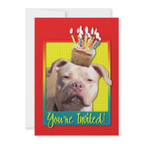 Invitation Cupcake - Pitbull - Jersey Girl