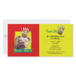 Invitation Cupcake - Pitbull - Jersey Girl Photo Card Template