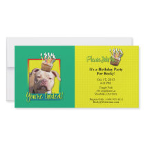 Invitation Cupcake - Pitbull - Jersey Girl Picture Card
