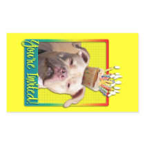 Invitation Cupcake - Pitbull - Jersey Girl Stickers