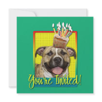 Invitation Cupcake - Pitbull - Tigger