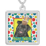 Invitation Cupcake - Pug - Ruffy Personalized Necklace