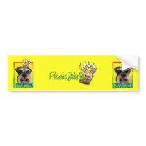 Invitation Cupcake - Schnauzer Bumper Sticker