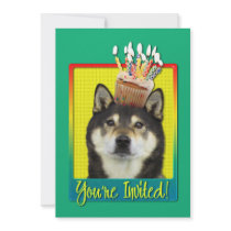 Invitation Cupcake - Shiba Inu - Yasha