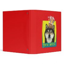 Invitation Cupcake - Shiba Inu - Yasha Vinyl Binders