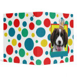 Invitation Cupcake - Springer Spaniel - Baxter Vinyl Binder