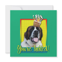 Invitation Cupcake - St Bernard - Mae