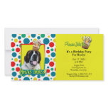 Invitation Cupcake - St Bernard - Mae photo cards