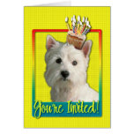 Invitation Cupcake - West Highland Terrier Greeting Cards