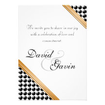 Invitation Dotted Delight Commitment Ceremony