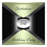 Invitation Envelope Any Birthday Light Lime color