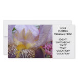 INVITATION Events Iris Flowers CUSTOM Party Invite Custom Photo Card